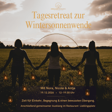 Wintersonnenwende Retreat Flyer (1080 x 1080 px)